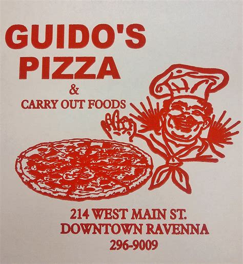 Guidos of ravenna - Jan 13, 2024 · Get address, phone number, hours, reviews, photos and more for Guidos Pizza of Ravenna | 214 W Main St, Ravenna, OH 44266, USA on usarestaurants.info 